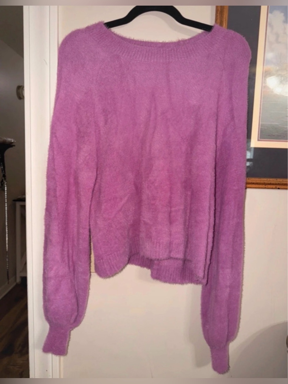 Southern Shirt Co Soft Crewneck Pullover Sweater in Lavender Pink